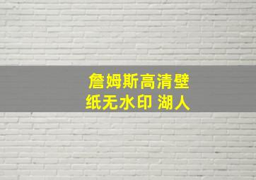 詹姆斯高清壁纸无水印 湖人